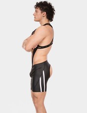 barcode Berlin - Short VESS schwarz-weiß S M L XL arschfrei sexy gay 92446/101