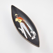 Ruscha Schiffchen - Hirte - Wandbild - Wandplatte - Vintage - Keramik - Schiff