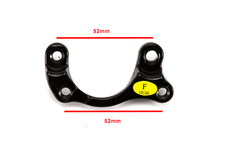 Promax Alu Fahrrad Bremssattel Adapter vorn Scheibenbremsen Disc Brake schwarz