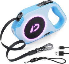 Hundeleine Automatik 5M mit LED Licht Rollleine bis 40KG wie NEU!
