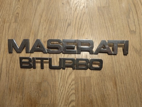 Maserati schriftzug emblem - schriftzug,