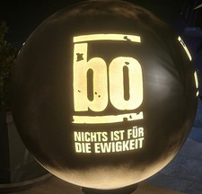 Gartenleuchte Schwarz - Böhse Onkelz - 230 Volt LED - Unikat - KEIN Ticket