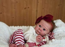 AKTUELLE HERSTELLUNG Reborn Baby Mädchen Lizzy 19" Adrie Stoete JosyNN Josy Newborn