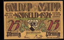 Notgeld Goldap 1921, 25