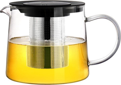 Teekanne glas mit - teekanne,