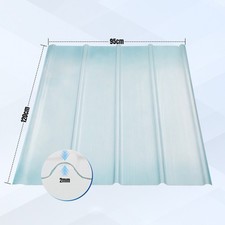 3/5/10pcs Wellplatten Lichtplatten 2mm Acrylglas Wabe Sinus klar Profilplatten