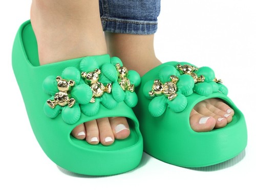 Grüne plateau flip - plateau-flip-flops, aus