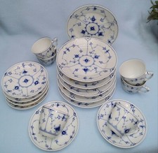 B&G Royal Copenhagen Kaffeeservice, 3tlg.Tasse, Untertasse, Kuchenteller B 1020