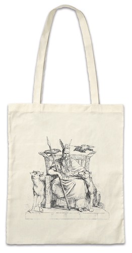 Odins throne stofftasche - odins,