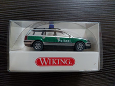 Wiking H0 1:87 Modellauto VW Passat Variant Polizei silber 