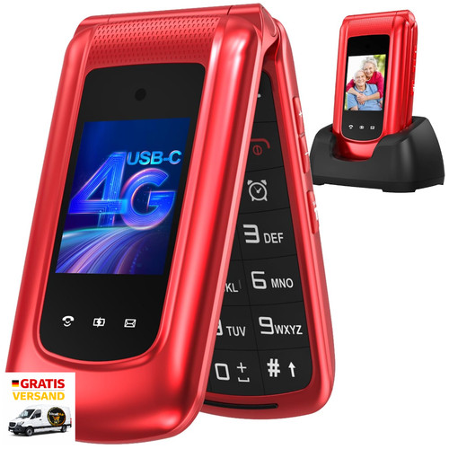Klapphandy seniorenhandy - 4g,