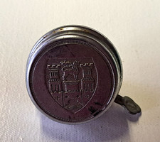 Vintage Fahrradklingel mit Stadtwappen alt Glocke Retro Original Made in Germany