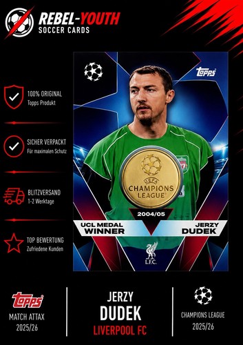Match attax jerzy dudek - attax, 25/26