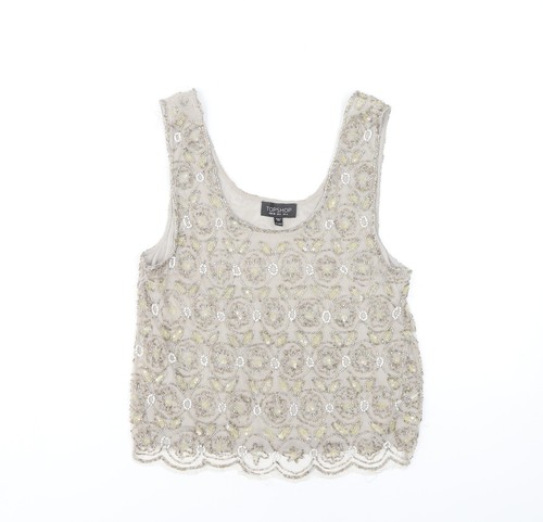 Topshop damen grau blumen - topshop,