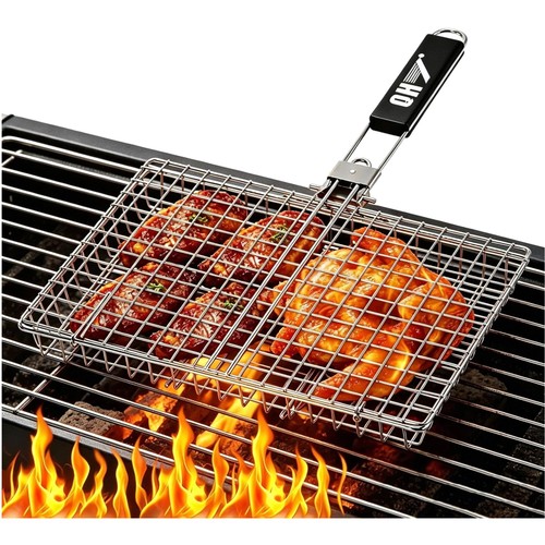 Edelstahl grillkorb grillrost - edelstahl,