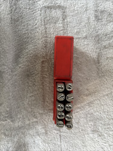Schlagzahlen stanzen satz - stanzen, 6mm