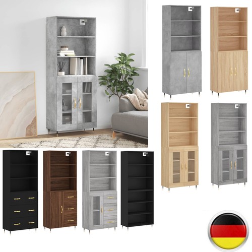 Highboard schrank betongrau - highboard,