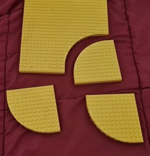 Lego Belville Grundplatte gelb 4-teilig siehe Foto