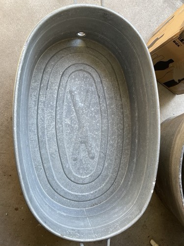 Alte zinkwanne oval - zinkwanne,