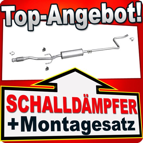 Mittelschalldämpfer für