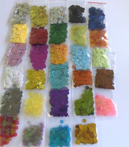 200 pailletten 6mm glatt - ,