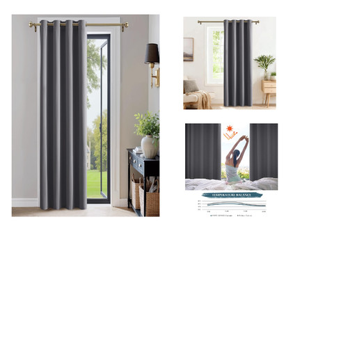 Blickdicht vorhang grau - blickdicht,