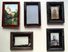 Konvolut alter Fotorahmen Stellrahmen zum Aufarbeiten