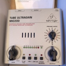 Behringer tube ultra gain - behringer,