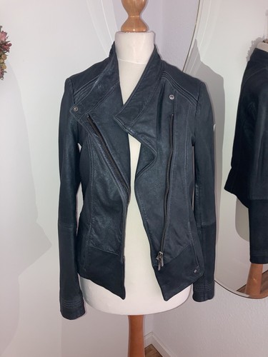 Boss orange damen lederjacke - orange,