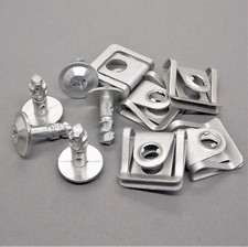 10Tl. Unterfahrschutz Halteklammer Motorschutz Schraube für BMW E46 E39 E38 E52