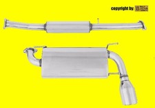 MAZDA MX-5 NA Mittelrohr & Endtopf Auspuff EDELSTAHLAUSPUFF Edelstahl 1.6  115PS