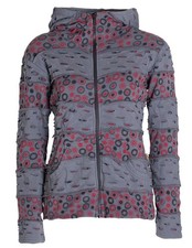 Vishes Damen Jacke Patchwork