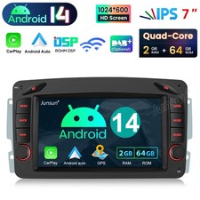 Android 14 Autoradio Für Mercedes Benz CLK W209 W203 W463 W168 GPS Navi CarPlay