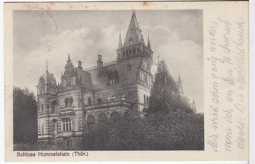 Schloss hummelshain - ak,