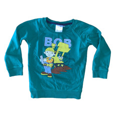 Bob der Baumeister Pullover Sweatshirt Gr. 110 grün Kinderbekleidung Pulli