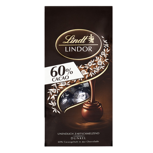 Lindt lindor kugeln dark - lindor, 60%