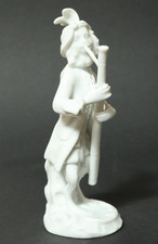 Alte Porzellanfigur Figur Porzellan Volkstedt Thüringen Affenkapelle Affe Flöte
