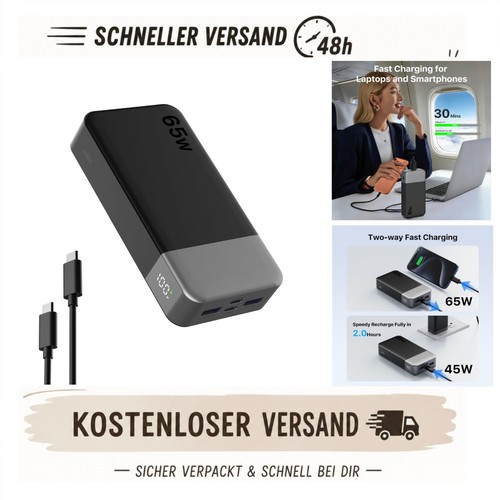 Nobis powerbank 20000mah 65w - 20000mah,