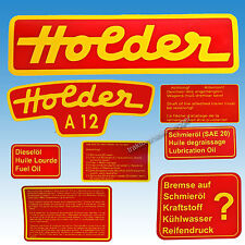 Aufkleber - Satz Holder A 12