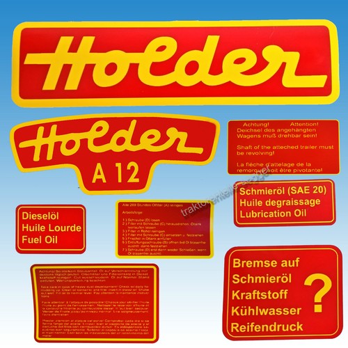 Aufkleber satz holder - satz, a