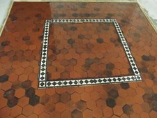 Jugendstil Fliesen Boden O&S Teichertwerke Meisen Ofen und Schamottewerk Keramik