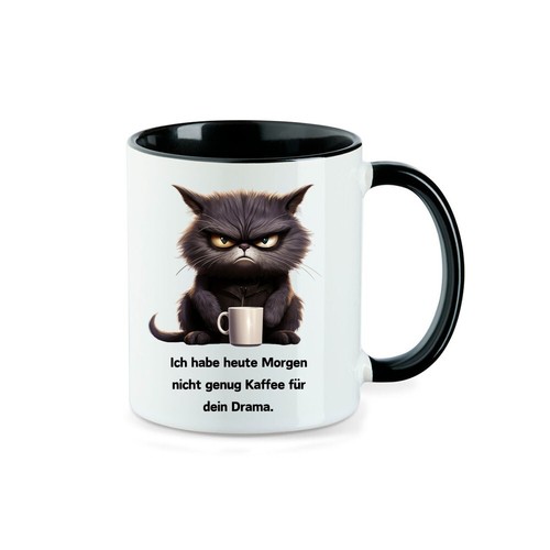 Tasse katze mit - tasse, montag