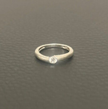 Spannring Damen Silberring 925 Matt, mit Zirkonia, 51 (16,2mm)