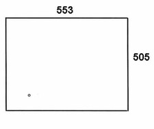 Seitenscheibe - Dieteg 280003135A - Kabine Verdeck. F/FP/FPK 8001 Serie Verdeck.