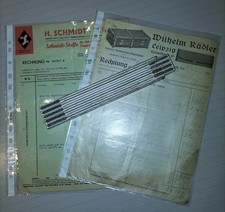 Historische Rechnungen Leipzig