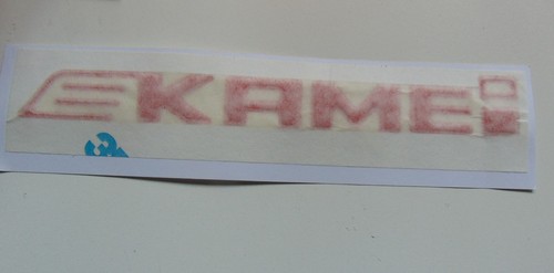 Original kamei aufkleber - kamei, 3d