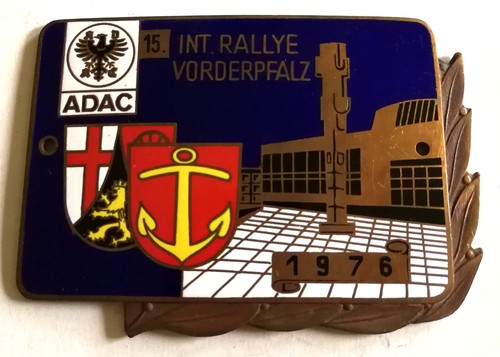 Plakette int rallye - 15.,