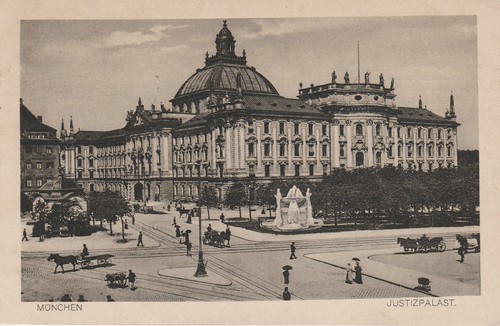 München justizpalast - ak, münchen.