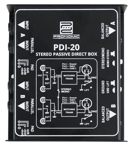 Kanal passiv stereo mono di - passiv,