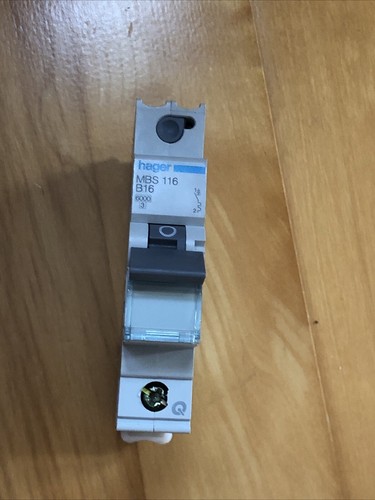 Hager mbn 116 schalter b16 - 116, ls-schalter